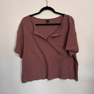 SHEIN Pink Lounge Top LG